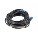 Lanberg CA-HDMI-20CU-0150-BK HDMI kabelis 15 m HDMI Type A (Standard) Melns Lanberg CA-HDMI-20CU-0150-BK HDMI kabelis 15 m HDMI Type A (Standard) Melns