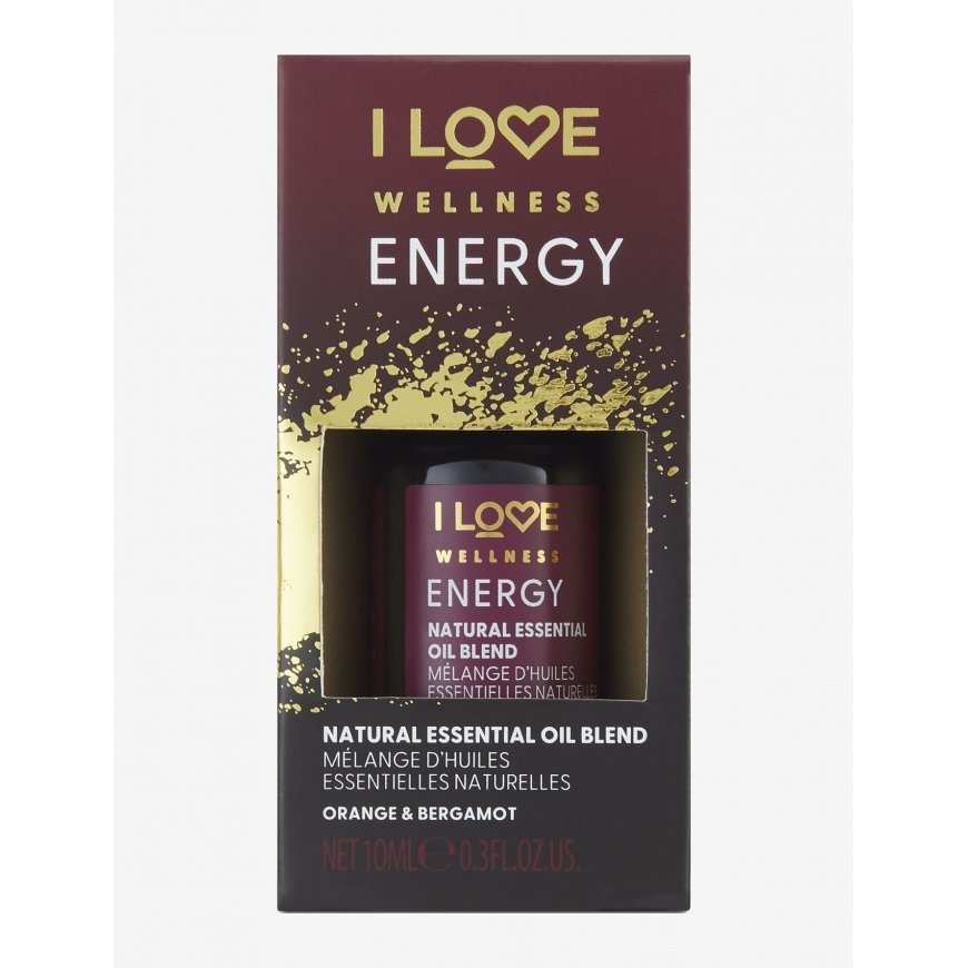 Rakastan, Hyvinvointi Energia, Appelsiini & Bergamotti, Eteerinen öljy, 10 ml
