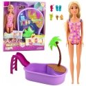 Lean Toys Anlily Doll Set On The Beach Pool Palm Tree Accessories 8 pcs. Lean Toys Anlily Doll Set On The Beach Pool Palm Tree Accessories 8 pcs.