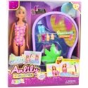 Lean Toys Anlily Doll Set On The Beach Pool Palm Tree Accessories 8 pcs. Lean Toys Anlily Doll Set On The Beach Pool Palm Tree Accessories 8 pcs.