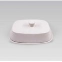 CERAMIC BUTTER DISH MAESTRO White MR-20002-45 CERAMIC BUTTER DISH MAESTRO White MR-20002-45