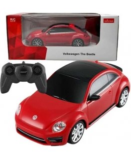 R/C Volkswagen Beetle 1:14 RASTAR Raudona