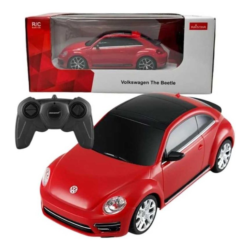 R/C Volkswagen Beetle 1:14 RASTAR Punainen