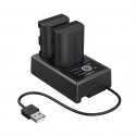 SmallRig 5409 Kameras Akumulators un Lādētāja Komplekts Canon LP-E6P SmallRig 5409 Kameras Akumulators un Lādētāja Komplekts Canon LP-E6P