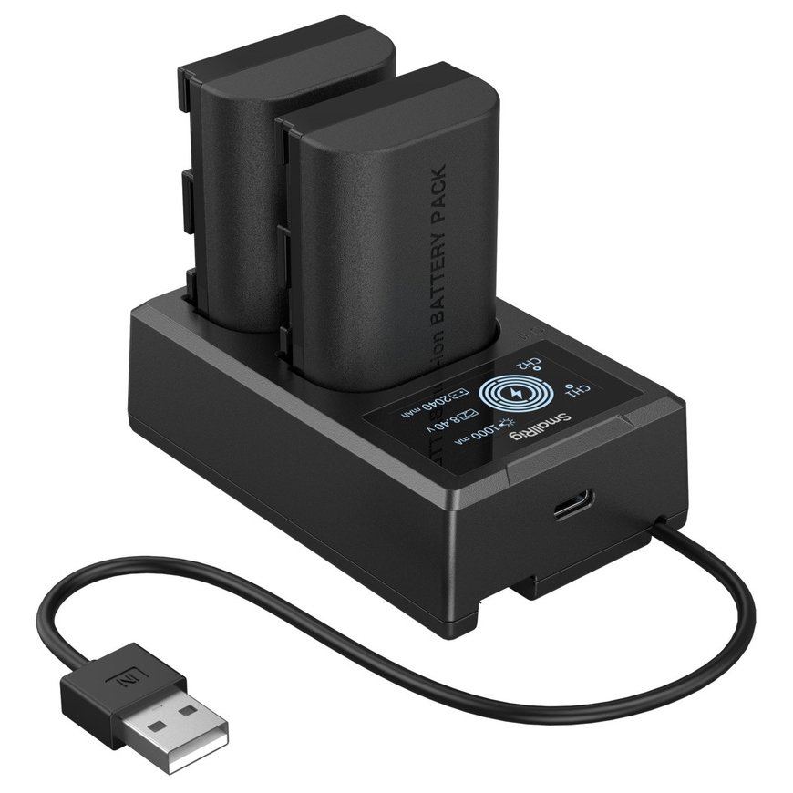 Комплект батареи и зарядного устройства SmallRig 5409 для Canon LP-E6P – 2