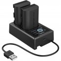 SmallRig 5409 Kameras Akumulators un Lādētāja Komplekts Canon LP-E6P SmallRig 5409 Kameras Akumulators un Lādētāja Komplekts Canon LP-E6P
