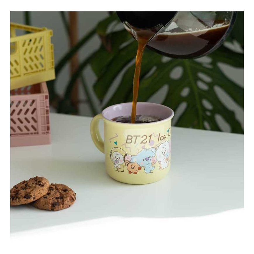 ERIK BT21 - Ceramic mug, 380 ml, from the Ice Cream collection – 5