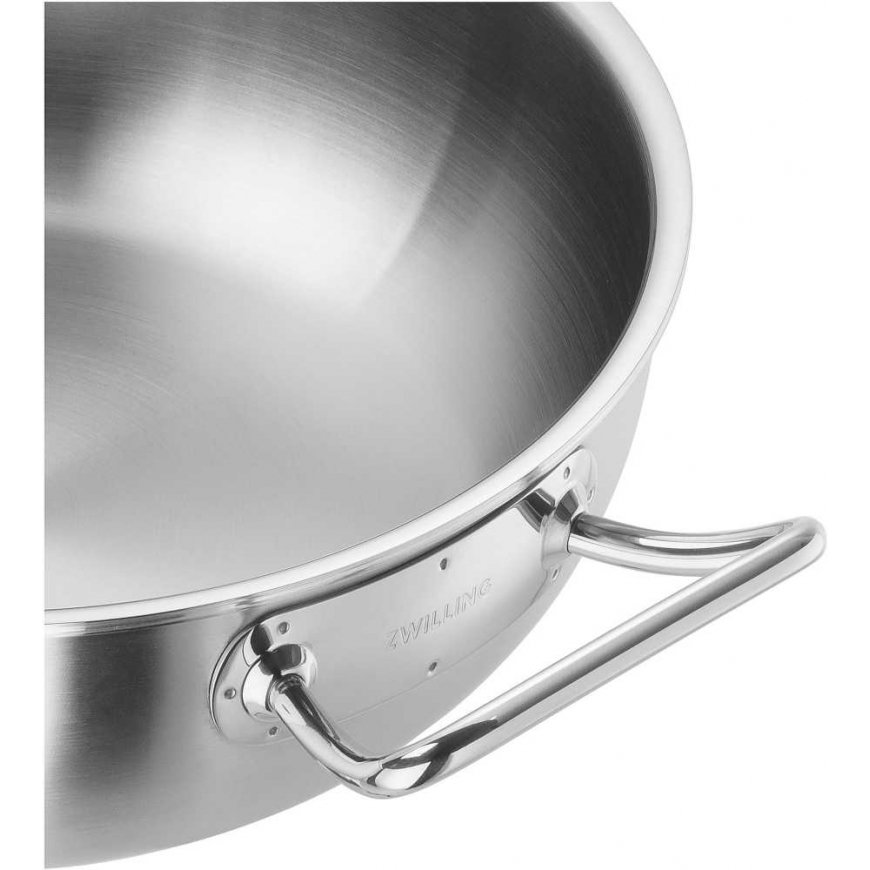ZWILLING PRO Wok plieninis 30 cm – 2