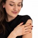 Trendy gold-plated steel ring Trendy gold-plated steel ring