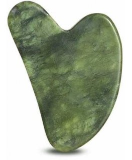 „Plumbeauty“ nefriitne skulpturaalne kivi – Gua Sha kivi
