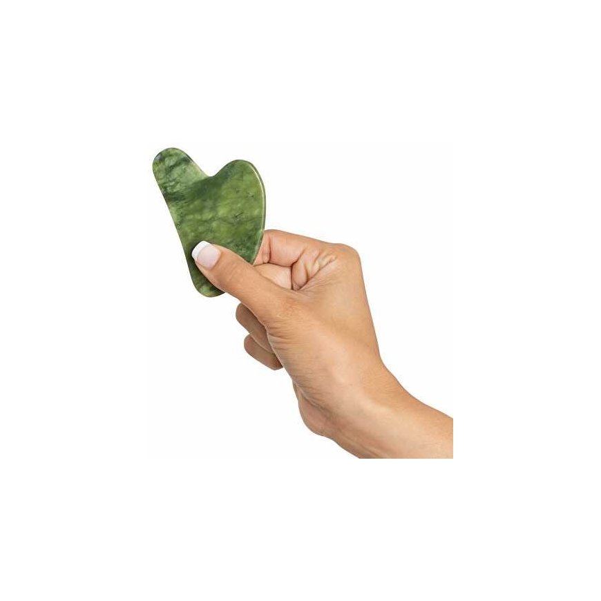 „Plumbeauty“ nefritinis skulptūrinis akmuo – Gua Sha akmuo – 3