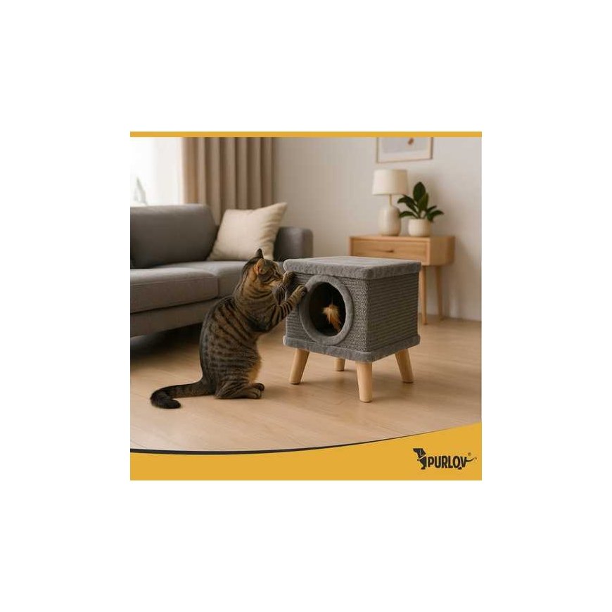 Kasside kraapimispuu Purlov, 38x32x32 cm – 3