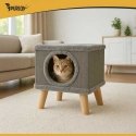 Cat scratching post with a bed Purlov, 38x32x32 cm Cat scratching post with a bed Purlov, 38x32x32 cm