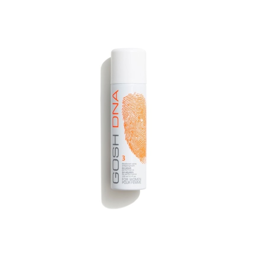 Gosh, Gosh DNA 3, Deodorantas purškiklis, Moterims, 150 ml