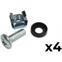 Atte Power ADD-RACK2U2 RACK 2U montavimo adapteris su įgilintu gręžimu Atte Power ADD-RACK2U2 RACK 2U montavimo adapteris su įgilintu gręžimu