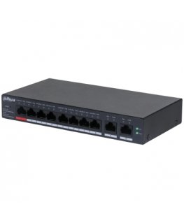 Dahua Technology DH-CS4010-8GT-110 network switch Managed L2 Gigabit Ethernet (10/100/1000) Power over Ethernet (PoE) Black