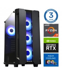 INTOP AQUA Ryzen 7 7700X 16GB DDR5 500SSD M.2 NVME RTX5050 8GB no-OS