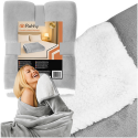 Double-sided blanket 150x200cm light gray Ruhhy 26293 Double-sided blanket 150x200cm light gray Ruhhy 26293