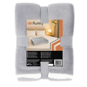 Double-sided blanket 150x200cm light gray Ruhhy 26293 Double-sided blanket 150x200cm light gray Ruhhy 26293