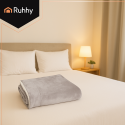 Double-sided blanket 150x200cm light gray Ruhhy 26293 Double-sided blanket 150x200cm light gray Ruhhy 26293