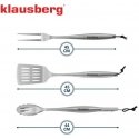 Grillaustyökalusarja, 3 kpl, ruostumatonta terästä, Klausberg KB-7900 Grillaustyökalusarja, 3 kpl, ruostumatonta terästä, Klausberg KB-7900