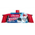 Vileda 142156 метла Для помещений Мягкая/твердая щетина Полиэтилентерефталат (ПЭТ) Черный, Серый, Кр