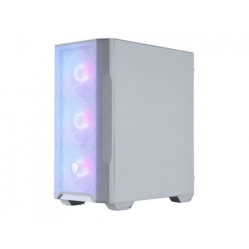 MSI MAG Forge M100R „Midi Tower“ Permatomas, Balta