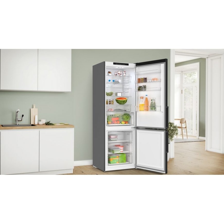 Bosch Serie 4 KGN49VXCT ledusskapja saldētājkamera Brīvi novietots 440 L C Nerūsējošs tērauds – 3