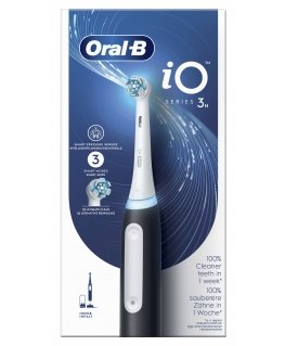 Oral-B iO 8006540730744 elektrinis dantų šepetėlis Suaugusiems Vibruojantis dantų šepetėlis Juoda