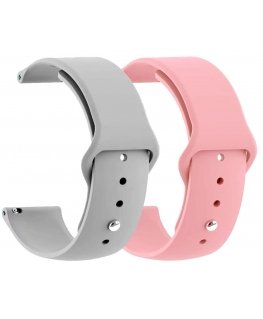 Riff 22mm Pink Silicone Strap