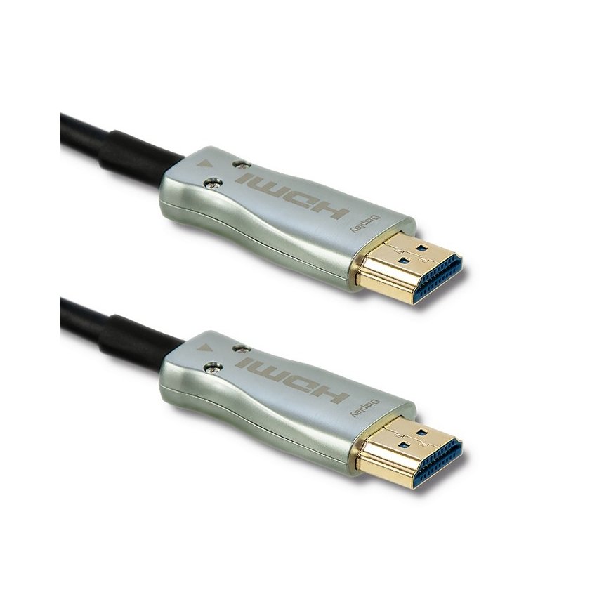 Qoltec 50472 HDMI cable 20 m HDMI Type A (Standard) Black, Silver