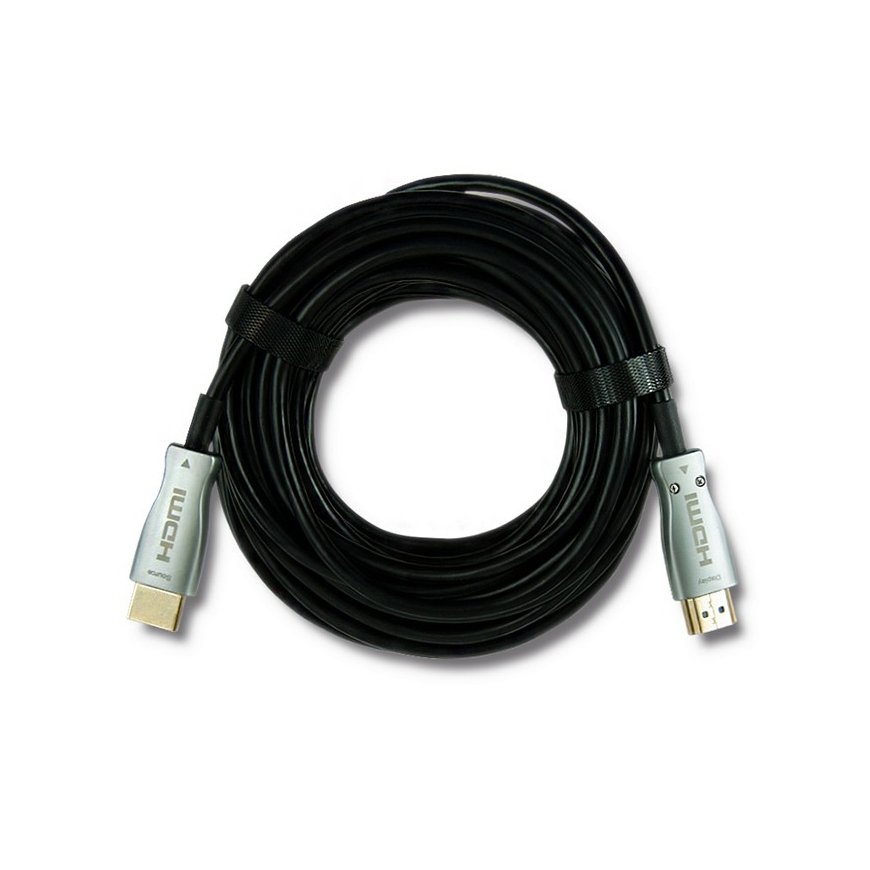 Qoltec 50472 HDMI cable 20 m HDMI Type A (Standard) Black, Silver – 2