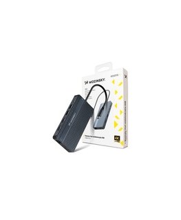 USB-C Хаб 14 в 1 Wozinsky WDS03Y5S Многофункциональный, алюминиевый, f