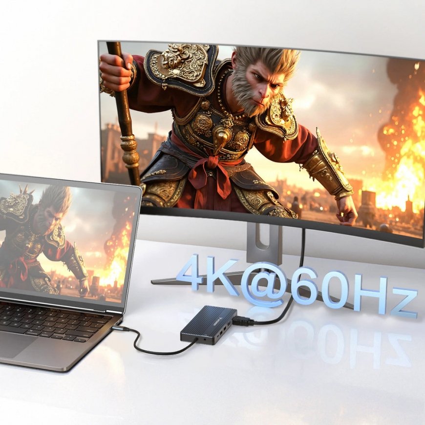 USB-C Хаб 14 в 1 Wozinsky WDS03Y5S Многофункциональный, алюминиевый, f – 2