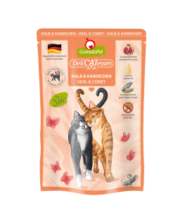 GRANATAPET DeliCATessen veis ja küüliku liha - märg kassitoit - 85g