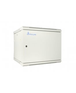 Extralink Rackmount cabinet 12U 600x450 ASP Gray wall mounted, metal door