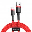 Baseus CAMKLF-B91 USB-kaapeli 1 m USB A musta, Punainen