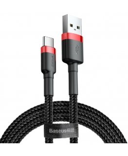Baseus Cafule USB cable 2 m USB A USB C Black, Red