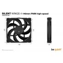 be quiet! SILENT WINGS 4 | 140mm PWM high-speed Computer case Fan 14 cm Black 1 pc(s) be quiet! SILENT WINGS 4 | 140mm PWM high-speed Computer case Fan 14 cm Black 1 pc(s)