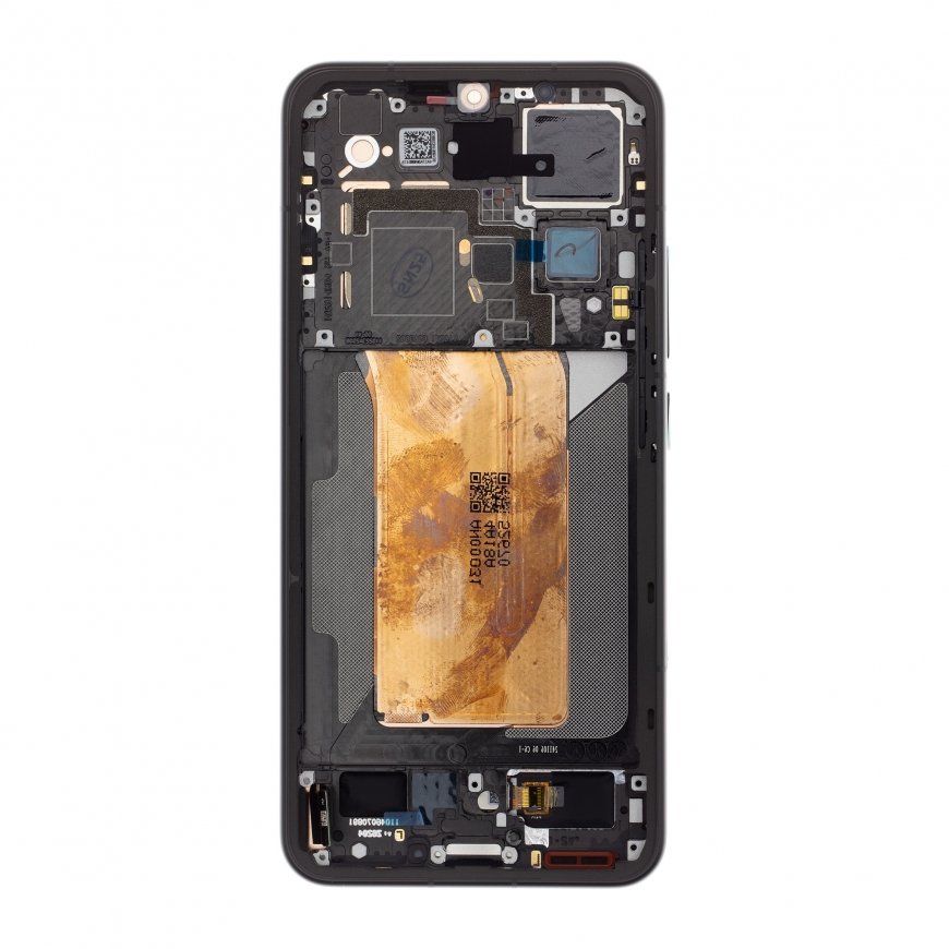 LCD ekranas + jutiklinis įrenginys + priekinis dangtelis Xiaomi 15 5G juodas – 2