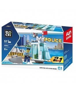 Blocki MyPolice Police station / KB0652 / Constructor with 57 parts / Age 6+