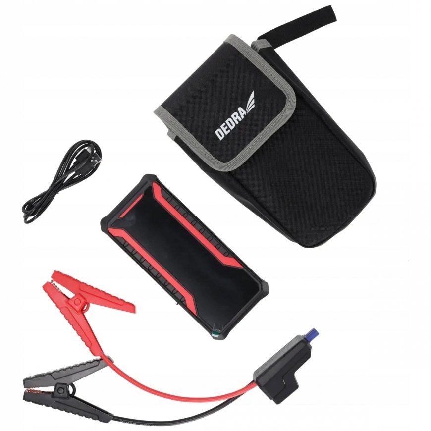DEDRA Lēkšanas startera jaudas banka 12000mAh
