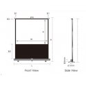 Grandview 80" 16:9 - portable pull-up projection screen Grandview 80" 16:9 - portable pull-up projection screen