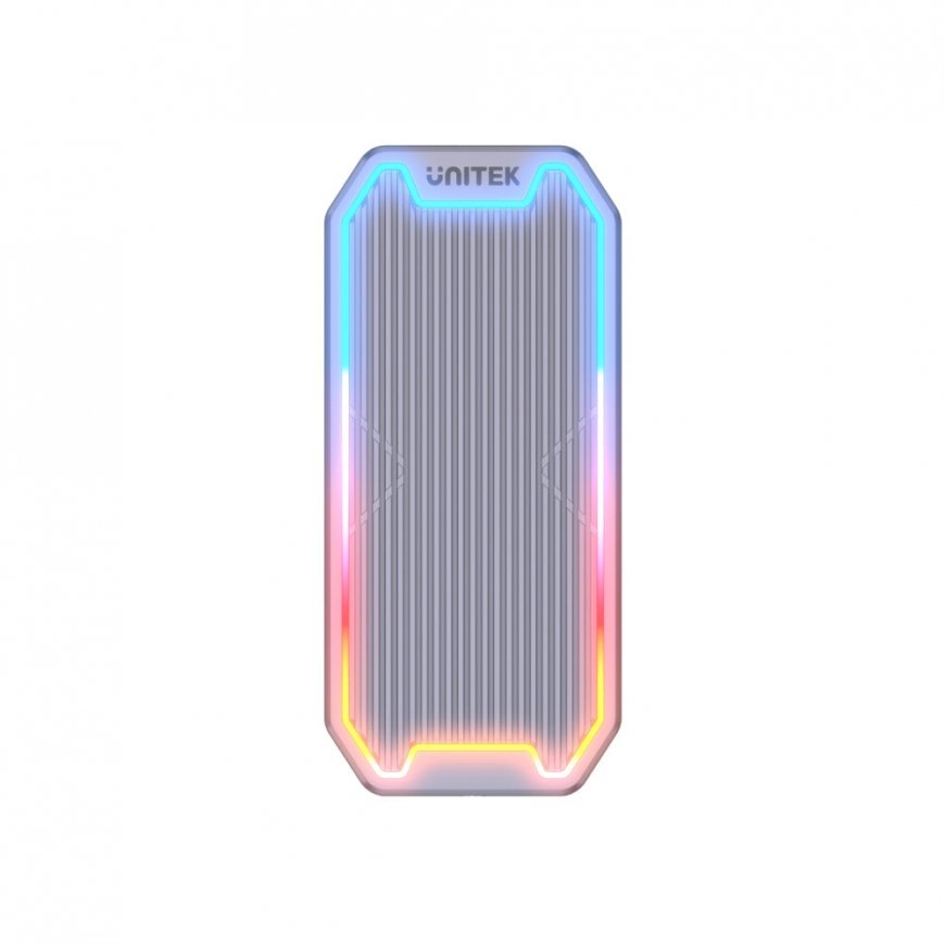 UNITEK SolidForce Spectrum SSD enclosure Grey M.2 – 3