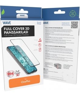 Wave Full Cover 3D-kaitseklaas, OnePlus 13, must raam