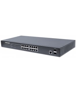 Intellinet 561198 сетевой коммутатор Управляемый L2+ Gigabit Ethernet (10/100/1000) Питание по Ether