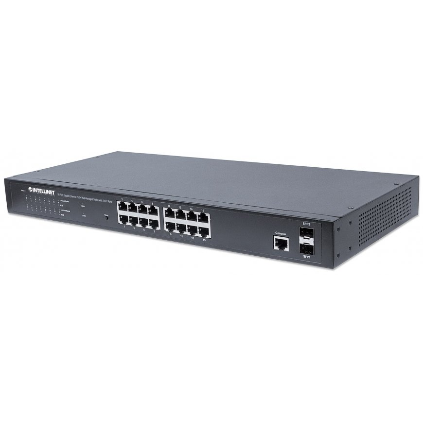 Intellinet 561198 verkkokytkin Hallittu L2+ Gigabit Ethernet (10/100/1000) Power over Ethernet -tuki