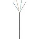Techly ITP7-UTP-0100LO networking cable Black 100 m Cat5e U/UTP (UTP)