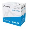 Lanberg LCS5-11CU-0305-S võrgukaabel Hall 305 m Cat5e S/FTP (S-STP) Lanberg LCS5-11CU-0305-S võrgukaabel Hall 305 m Cat5e S/FTP (S-STP)