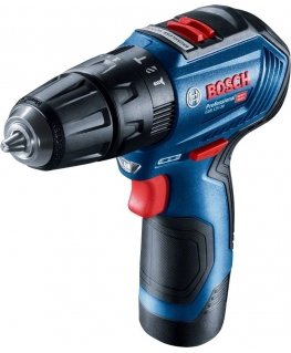 Bosch GSB 12V-30 1600 RPM Võtmeta 820 g Must, Sinine, Punane